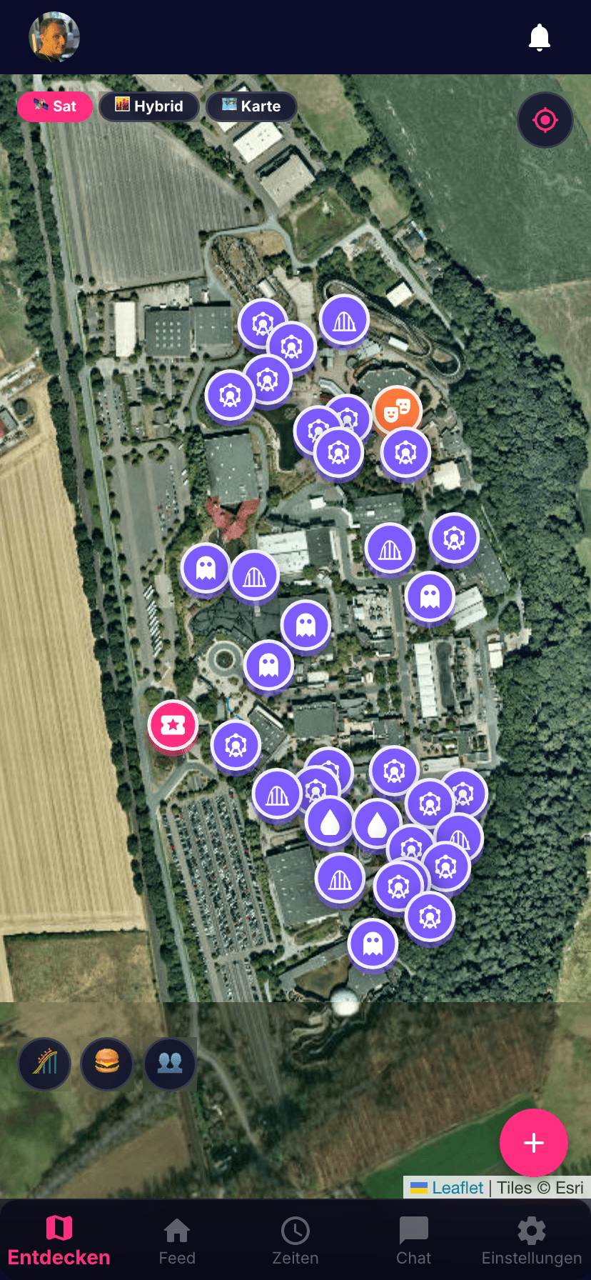 Satellite map